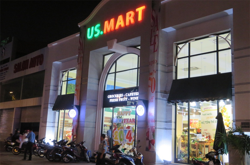 bạn có thể mua hạt hạnh nhân nhập khẩu tại siêu thị US Mart Tphcm