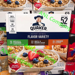 Yến Mạch Quaker Oats Flavor Variety giá sỉ, được nhập khẩu và phân phối bởi ANL